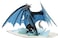 WOWPAPERART Ice Dragon 3D Pop Up Greeting Card 5 x 7 inch Multicolor for All Occasions Birthday Love Christmas Goodluck Congrats Get Well Blank Inside for Personalized