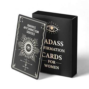 Redariti Badass Affirmation Cards for Women Inspirational Self Care Gift for Women