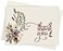 MPC Brands Funeral Thank You Cards Sympathy Bereavement Thank You Cards With Envelopes Message Inside Natural Floral 50 Natural