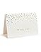 Gartner Studios Gold Foil Dots Thank You Cards Ivory and Gold Foil Blank Thank You Notes 35 x 5 Set of 50 Blank Notecards with Envelopes 13745