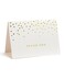 Gartner Studios Gold Foil Dots Thank You Cards Ivory and Gold Foil Blank Thank You Notes 35 x 5 Set of 50 Blank Notecards with Envelopes 13745