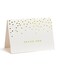 Gartner Studios Gold Foil Dots Thank You Cards Ivory and Gold Foil Blank Thank You Notes 35 x 5 Set of 50 Blank Notecards with Envelopes 13745