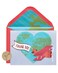Papyrus Thank You Cards with Envelopes Globe and Plane with Glitter 8Count