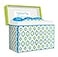 Designer Greetings Greeting Card Organizer Box with Dividers and Calendar Peacock Design Holds Up to 40 Greeting Cards 55 x 725 or Smaller