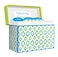 Designer Greetings Greeting Card Organizer Box with Dividers and Calendar Peacock Design Holds Up to 40 Greeting Cards 55 x 725 or Smaller
