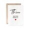 MAGJUCHE Third Anniversary Card Three Years Down Forever To Go Romantic 3rd Valentines Day Wedding Card For Husband Wife