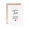 MAGJUCHE 10th Anniversary Card Ten Years Down Forever To Go Romantic Valentines Day Wedding Card For Husband Wife