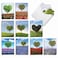 The Best Card Company 20 Cute Boxed Cards 4 x 512 Inch Assorted Blank Set 10 Designs 2 Each Heart Trees AM8994OCBB2x10