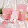 MAMUNU Pink Wrapping Paper Solid Color Shimmery PearlyLustre Shiny Pink Gift Wrap Paper Gift Wrapping Paper Roll for Birthday Wedding Baby Shower Valentines Day Mothers Day 17 Inch 33 Feet
