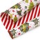 Ribbli Christmas Wrapping Paper Reversible Christmas Tree and Red White Stripe Gift Wrapping Paper17 Inch x 33 Feet Per roll