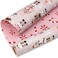 Ribbli Reversible Christmas Wrapping Paper Rolls Nutcracker and Candy Cane Pink Gift Wrapping Paper17 Inch x 33 Feet