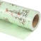 WRAPAHOLIC Reversible Christmas Wrapping Paper Mini Roll 17 Inch x 33 Feet Light Green Christmas Tree Wrapping Paper for Xmas Holiday Party Celebration
