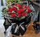 XICHEN 20 Sheets Pure color Waterproof gold edge Flower Wrapping PaperFlorist Bouquet SuppliesDIY CraftsGift Packaging or Gift Box Packaging 228x228InchDark night black
