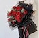 XICHEN 20 Sheets Pure color Waterproof gold edge Flower Wrapping PaperFlorist Bouquet SuppliesDIY CraftsGift Packaging or Gift Box Packaging 228x228InchDark night black