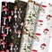 ZINTBIAL Mushroom Wrapping Paper for Kids Adults Black White Funny Plant Gift Packaging for Spring Easter Holiday 20 x 29 Inches 8 Folded Sheets Easy to Store