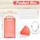 Sukh 40 Pcs Plastic Key Tags Key ChainIdentifiers with Blank Paper Labels Transparent Windows and Key Ringsadapt to Usb Drive Keyspetsbagsclothes Racks and Drawers3x56cm