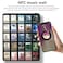 BABIQT 10 pcs NFC Stickers NFC Tags Black NTAG215 Rewritable NFC 215 Tag Round NFC Labels 25mm 1 inch NFC Chip Compatible with iOS TagMo and All NFCEnabled Devices