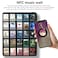 BABIQT 10 pcs NFC Stickers NFC Tags Black NTAG215 Rewritable NFC 215 Tag Round NFC Labels 25mm 1 inch NFC Chip Compatible with iOS TagMo and All NFCEnabled Devices