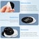 BABIQT 10 pcs NFC Tags Black NTAG215 NFC 215 Tags NFC Coins Cards Black NFC Stickers Round 1356MHz NFC Chip with Adhesive Back Compatible with TagMo and NFC Enabled Phones