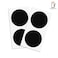 Timeskey NFC 10 x Black NTAG213 NFC Stickers NFC Tags 25MM 1 Inch Round 144 Bytes NTAG 213 NFC Labels 100 Compatible with NFC Enable Phones