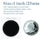 Timeskey NFC 10 x Black NTAG213 NFC Stickers NFC Tags 25MM 1 Inch Round 144 Bytes NTAG 213 NFC Labels 100 Compatible with NFC Enable Phones