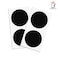 Timeskey NFC 10 x Black NTAG213 NFC Stickers NFC Tags 25MM 1 Inch Round 144 Bytes NTAG 213 NFC Labels 100 Compatible with NFC Enable Phones