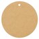 CleverDelights 3 Round Kraft Gift Tags 100 Pack Round Circle Paper Hang Tag 3 Inch