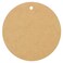 CleverDelights 3 Round Kraft Gift Tags 100 Pack Round Circle Paper Hang Tag 3 Inch