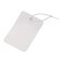 ONLYKXY 100 Pieces 8X12cm Plastic Logistics Shipping Tags with Ties Hang Tag Plant Tags
