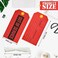 Teling Out of Service Tags Red Tags Maintenance Required Label with Cotton String 8 Inch Tag200 Pack