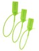XF-Vel Plastic Security Seals Disposable Tags Safety Padlocks Zip Ties Numbered 984 inches Green 200 pcs per Bag