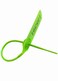 XF-Vel Pulltite Security Seal Tamper Resistant Tags Plastic Padlock Sign Ties Numbered Green 100 Pieces