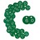 StayMax Plastic ID Number Tags Engraved Tags Key Tags Without Key Rings 150 Green