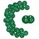 StayMax Plastic ID Number Tags Engraved Tags Key Tags Without Key Rings 150 Green