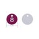 StayMax Plastic ID Number Tags Engraved Tags Key Tags Without Key Rings 150 Purple