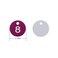 StayMax Plastic ID Number Tags Engraved Tags Key Tags Without Key Rings 150 Purple