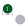 StayMax Plastic Number Tags Engraved Numbered Tags Without Hole 1100 Green