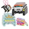 FELYC Youve Been Ducked Card Duck TagsDuck Ducking Game Card 50 Pack 35 x 25 inches Duck Tag with Hole and Rubber Bands SUV Car Design White7FDK1004