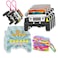 FELYC Youve Been Ducked Card Duck TagsDuck Ducking Game Card 50 Pack 35 x 25 inches Duck Tag with Hole and Rubber Bands SUV Car Design White7FDK1004
