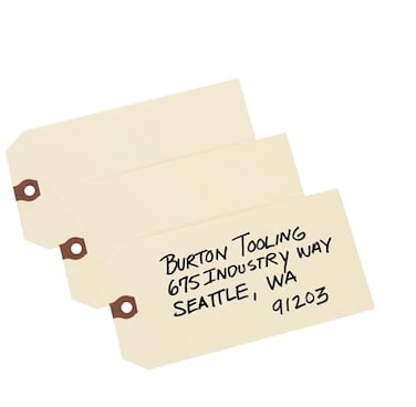 Avery unstrung Shipping Tags 115 pt Stock 614 x 318 1000 Manila Hang Tags 12308