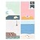 Monolike Memopad Playing Days design SET 4 Packs 4 Different Designs 100 Sheets Per Pad Total 400 Sheets Note pads Writing pads