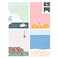 Monolike Memopad Playing Days design SET 4 Packs 4 Different Designs 100 Sheets Per Pad Total 400 Sheets Note pads Writing pads