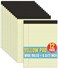 1InTheOffice Yellow Legal pads 85 x 11 Perforated Wide Ruled Writing Pads Yellow Legal Pads 50 Sheets per Notepads 12Pack