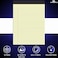 1InTheOffice Yellow Legal pads 85 x 11 Perforated Wide Ruled Writing Pads Yellow Legal Pads 50 Sheets per Notepads 12Pack