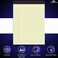 1InTheOffice Yellow Legal pads 85 x 11 Perforated Wide Ruled Writing Pads Yellow Legal Pads 50 Sheets per Notepads 12Pack