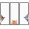 Ahlrsyy Curious Cats Magnetic To Do List Notepads 3 Pack Grocery Shopping List Magnet Pad for Fridge Magnetic Paper Pad for Reminders Memo Pad and Scratch Pad Cute Cat Designs 50 Sheets per Note Pad