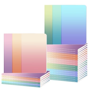 Ddaowanx Small Lined Notepads Bulk Cute Mini Journals35 x 55 Inches72 Pages Pocket Notebooks Set Colorful Cover Notebooks for Kids Party Favors 30