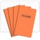 Elan Publishing Company Field NotebookJournal 5x8 Orange Cover Graph Book Pack of 4