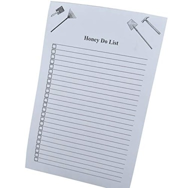 Whitman and Honey Do List Pad 75 Sheets 55 x 85 Household Chore List Notepad Home Owner Daily Planner and To Do List Notepad for Husband or Fathers Day gift