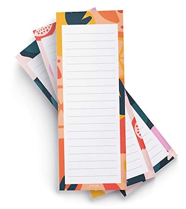 Jot & Jot Mark Shopping List Pads Fruit Print Elegant Notepads for Groceries and toDo Lists Set of Three